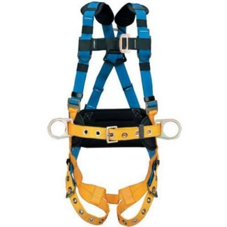 WERNER LADDER - FALL PROTECTION Werner LITEFIT Construction Harness, Tongue Buckle Legs, X-Large H332104